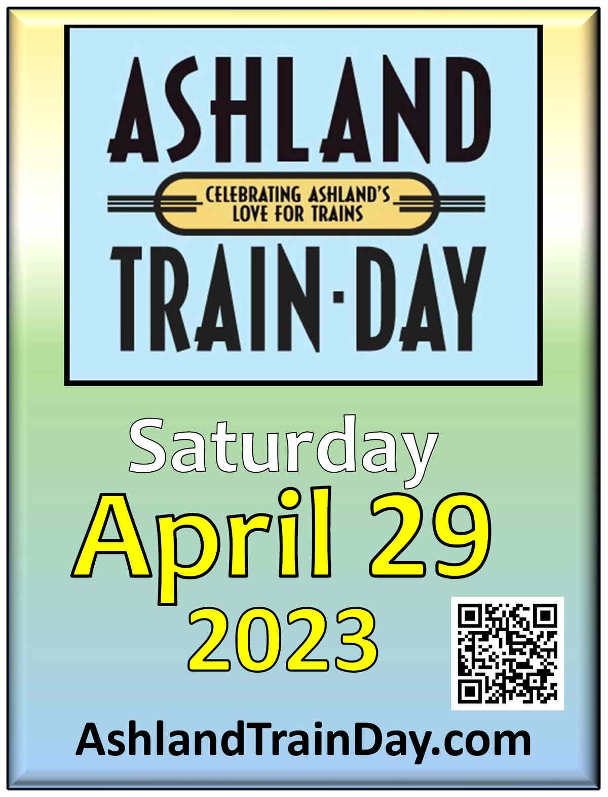 Ashland Train Day Saturday, April 29, 2023